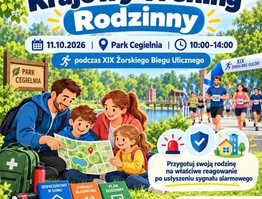 Żory: Krajowy Trening Rodzinny w Parku Cegielnia – bezpieczeństwo dla całej rodziny