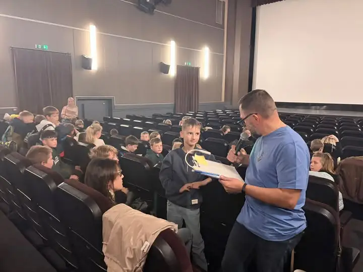 Trzecioklasiści z Żor odkrywali śląskie legendy w kinie