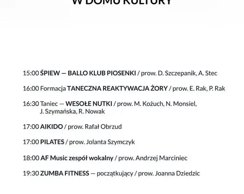 Miejski Ośrodek Kultury w Żorach startuje z nowym sezonem 2026/2027 – sprawdź harmonogram zajęć